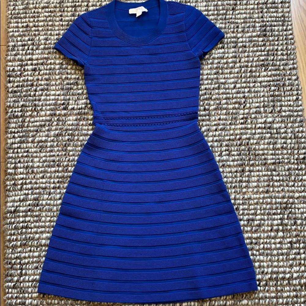 Michael Kors Ribbed stretch-jersey dress
